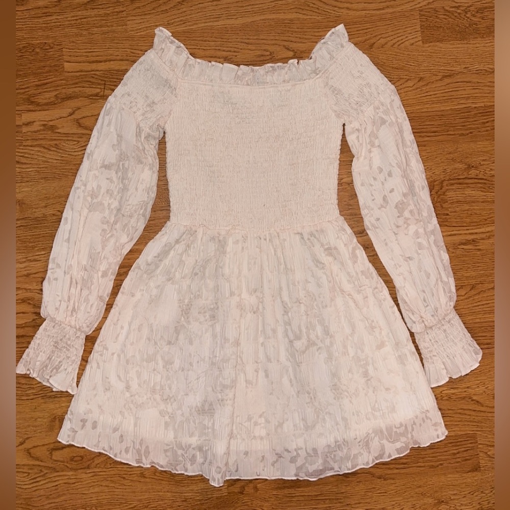 Off White Mini long sleeve dress